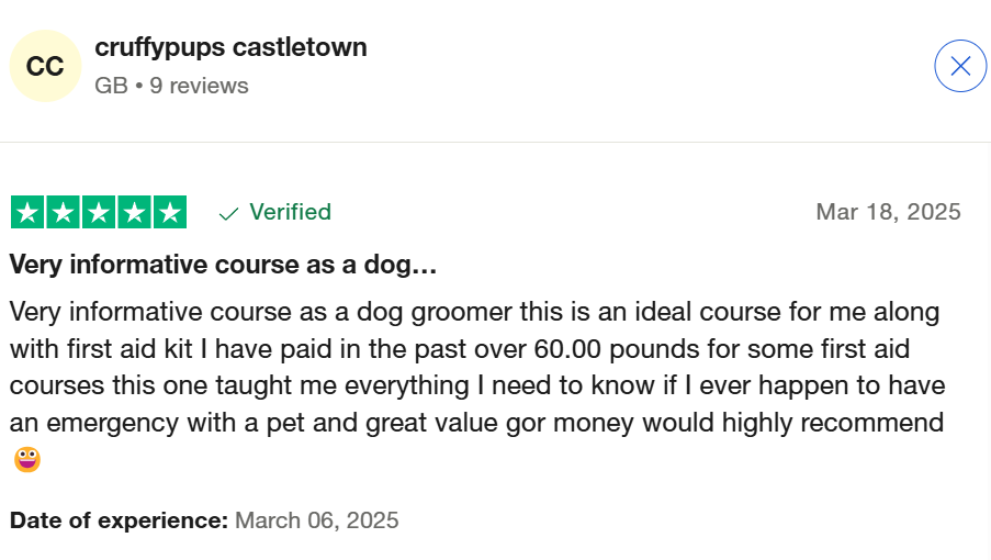 Vet-Approved Online Pet First Aid Course