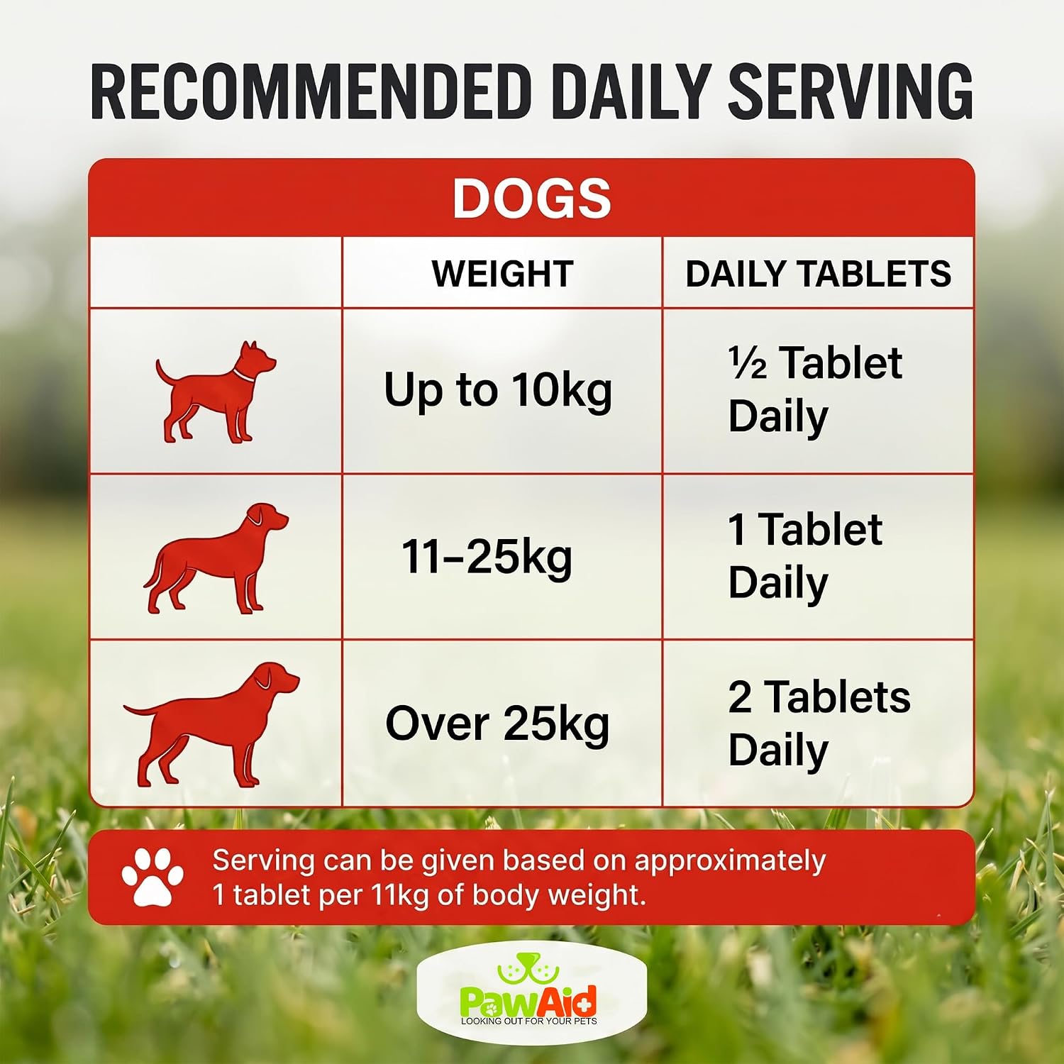 PawAid Multi-Vitamin For Dogs -  Chicken Flavour 120 Tablets